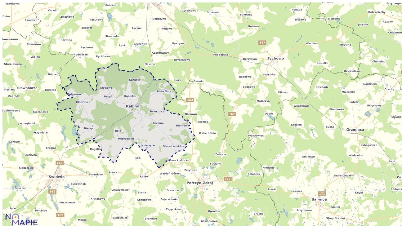 Mapa uzbrojenia terenu Rąbina